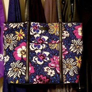 Vera Bradley trimmed tote